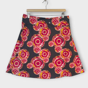 SOYBU Skirt Women’s XL Pink Tie Dye Pattern Athletic Tennis Athleisure